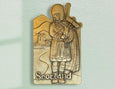 Scottish Piper Bronze Wall Plaque