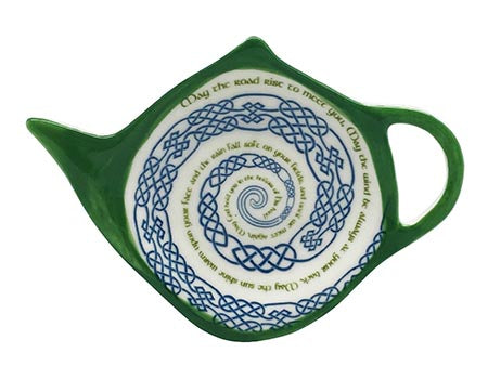 Irish Blessing Spiral Teabag Holder
