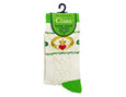 Cream Socks with Claddagh Rings