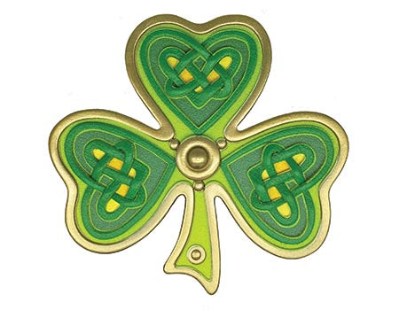Celtic Spirit Irish Shamrock Wall Plaque