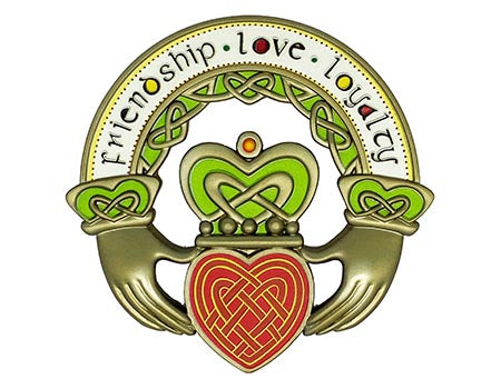 Celtic Spirit Claddagh Ring Wall Plaque