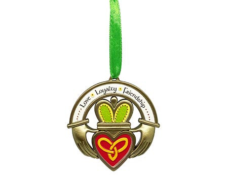 Celtic Spirit Claddagh Ring Ornament