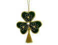 Shamrock Hanging Ornament with Tassel