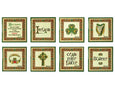 Irish Harp Ceramic Coaster