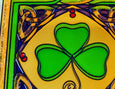 Shamrock Coaster - Stained Mirror