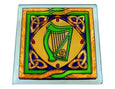 Harp Coaster - Stained Mirror