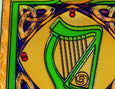 Harp Coaster - Stained Mirror