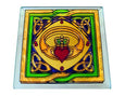 Claddagh Coaster - Stained Mirror