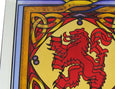 Rampant Lion Coaster - Stained Mirror