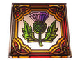 Thistle Fridge Magnet - Stained Mirror
