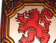 Lion Rampant Fridge Magnet - Stained Mirror