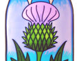 Scottish Thistle Gothic Panel