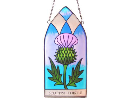 Scottish Thistle Gothic Panel
