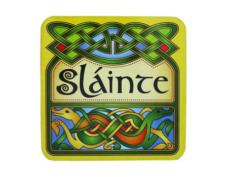 Irish Slainte Coaster