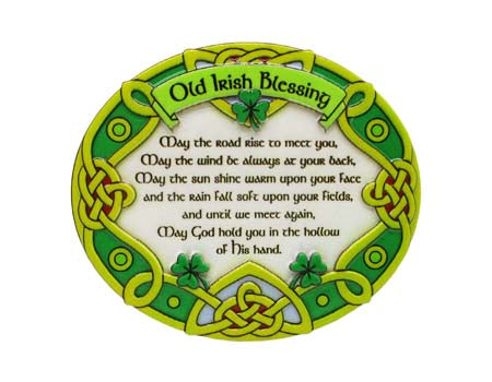 Irish Blessing Fridge Magnet Resin