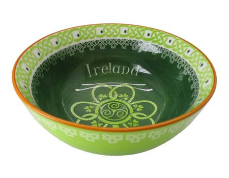 Shamrock Spiral Bowl 14cm