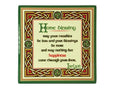 Home Blessing Ceramic Coaster