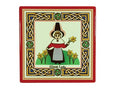 Welsh Lady Ceramic Coaster
