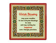 Welsh Blessing Ceramic Coaster