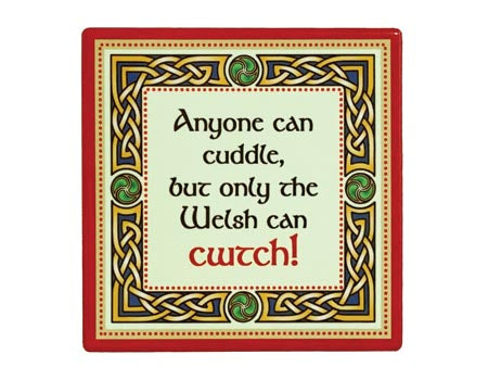 Cwtch Ceramic Coaster