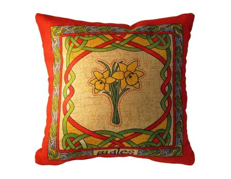 Welsh Daffodil Cushion Cover