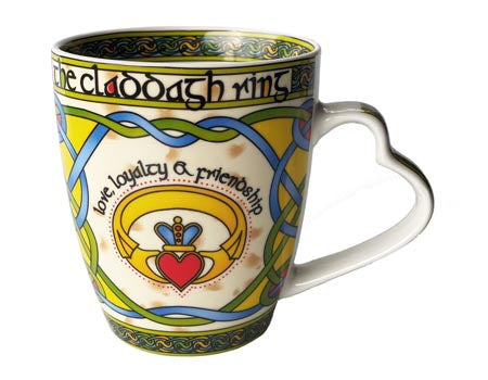 Irish Mug Claddagh Ring Mug Irish gift from Galway Ireland.