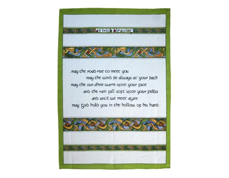 Single Tea Towel Irish Blessing