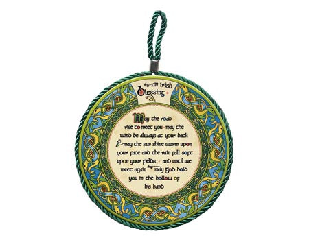 Irish Blessing Rope Plaque