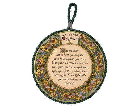 Irish Blessing Rope Plaque