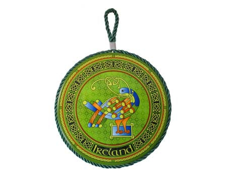 Celtic Peacock Rope Plaque