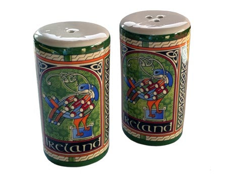 Celtic Peacock Salt & Pepper Set