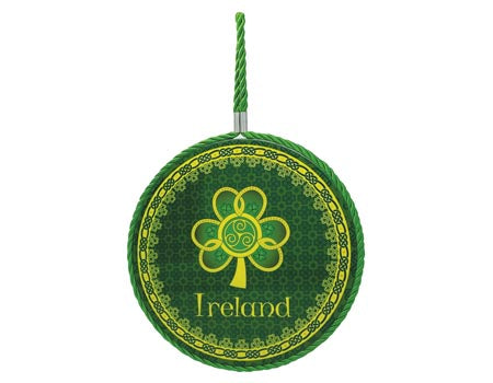 Shamrock Spiral Rope Plaque