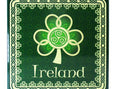 Shamrock Spiral Square Pot Stand/Wall Plaque