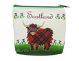 Highland Cow Zip Purse