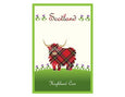 Highland Cow Tea Towel & Pot Holder