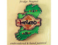 Celtic Threads Map of Ireland Magnet