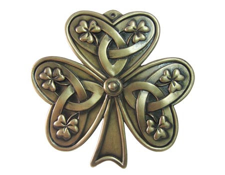 Irish Shamrock Wall Plaque