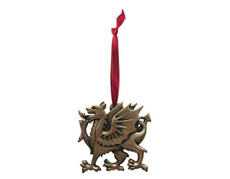 Welsh Dragon Ornament