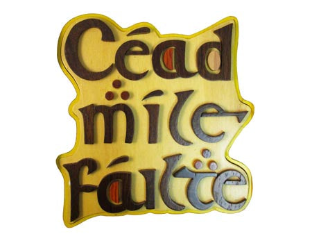 Cead Mile Failte Plaque