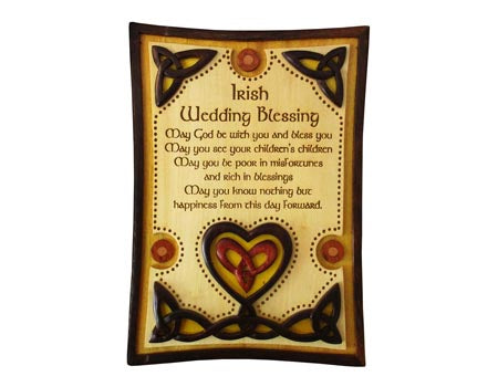 Irish Wedding Blessing Wall Hanging