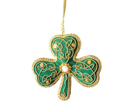 Shamrock Hanging Ornament