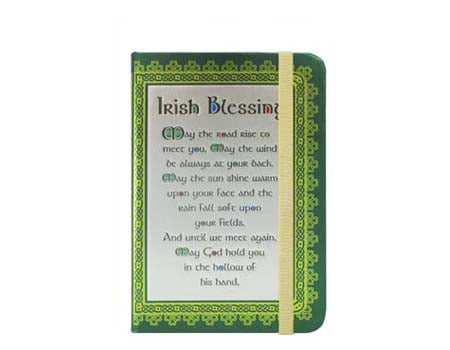 Shamrock Spiral Blessing Notebook