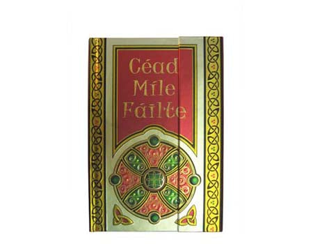 Celtic Notes Cead Mile Failte Notebook