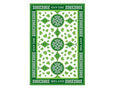 Scattered Shamrocks Irish Tea Towel