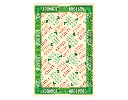 Cead Mile Failte Irish Tea Towel