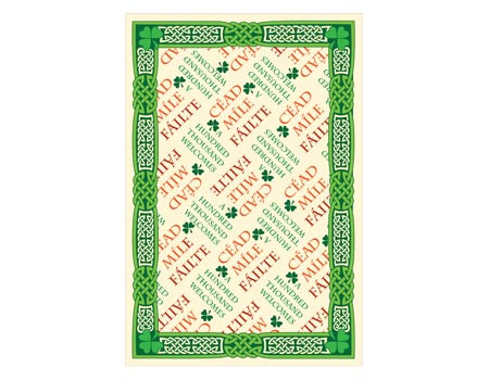 Cead Mile Failte Irish Tea Towel