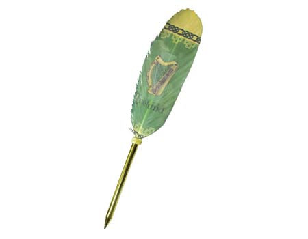 Irish Harp Quill Pen