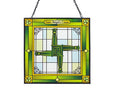 St Brigid's Cross Stained Glass Panel
