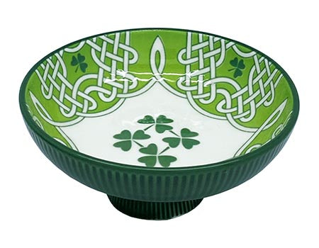 Celtic Snack Dish - Shamrock Celtic Interlacing