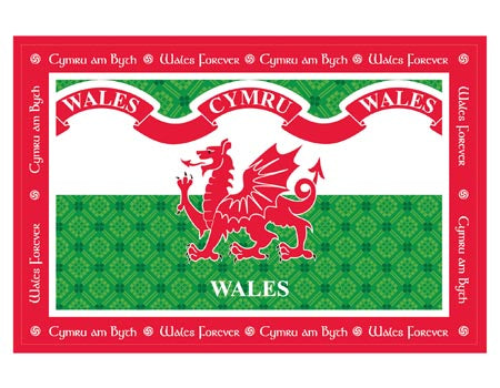 Wales Forever Tea Towel